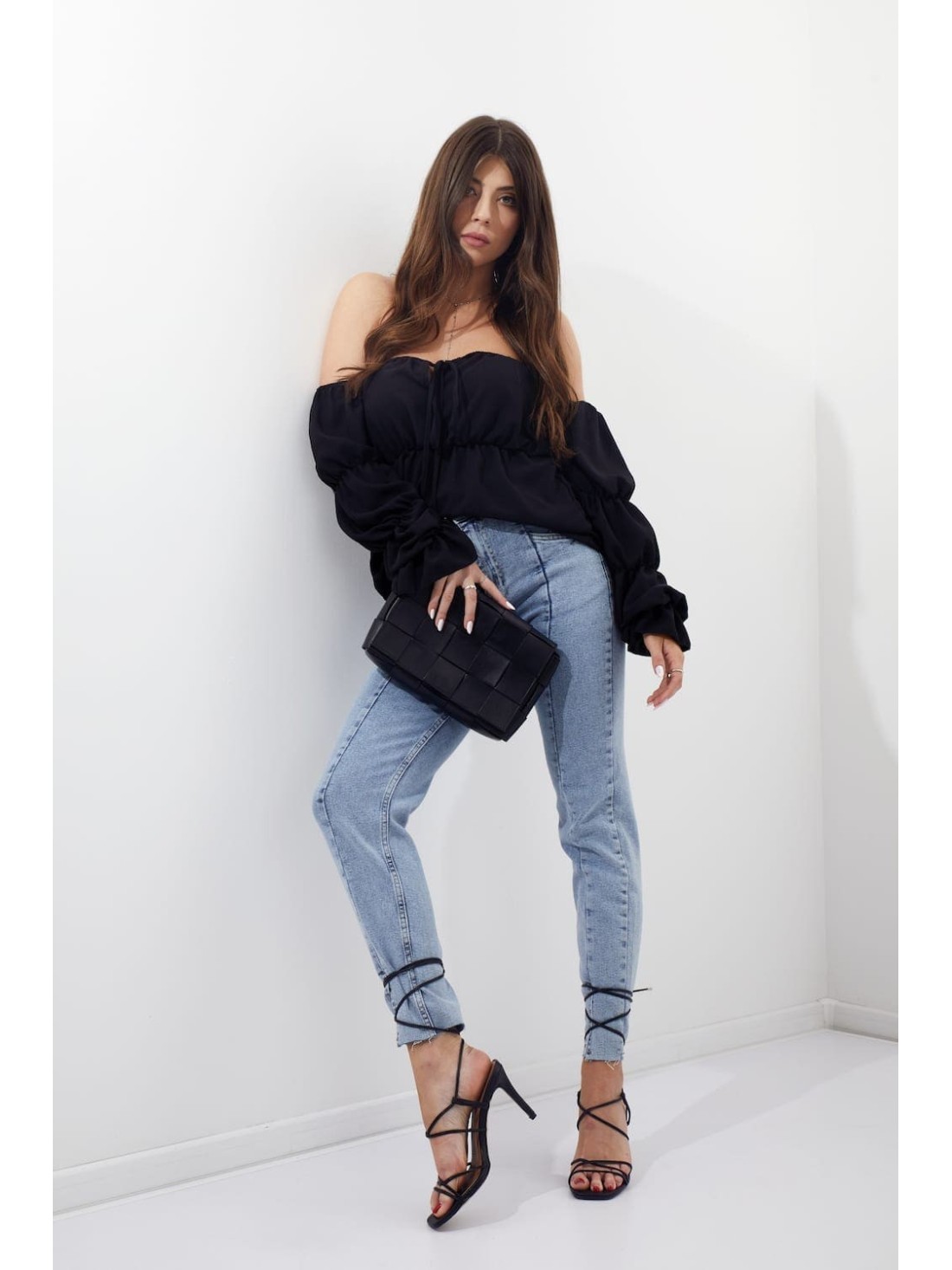 Damen-Jeans mit hoher Taille 70217 – Online-Shop – Boutique